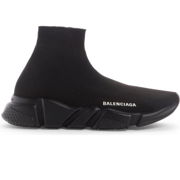 Balenciaga Sock Shoe Black on Black - Picture 7 of 12
